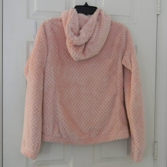B4ALL Girls Fleece Hoodie Pink Sz 14/16 Pockets Zip-up NWT - Picture 2 of 3